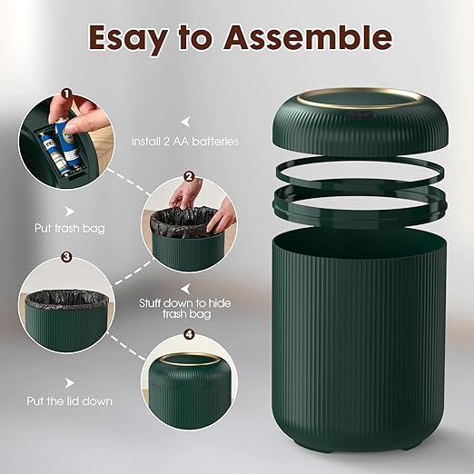 Procade Automatic Motion Sensor Bathroom Trash Can - Image 6