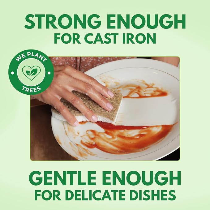 Biodegradable Natural Kitchen Sponge - Image 3