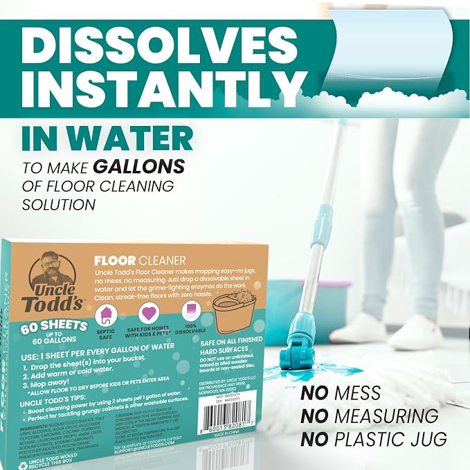 Uncle Todd's Ultra Concentrated Floor Cleaner - Image 3