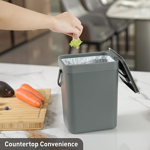 EKO Puro Mini Wall-Mounted Kitchen Trash Can - Image 6
