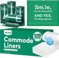 Commode Liners with Absorbent Pads, Universal Disposable Commode/Bed Pan Liners by Unknown