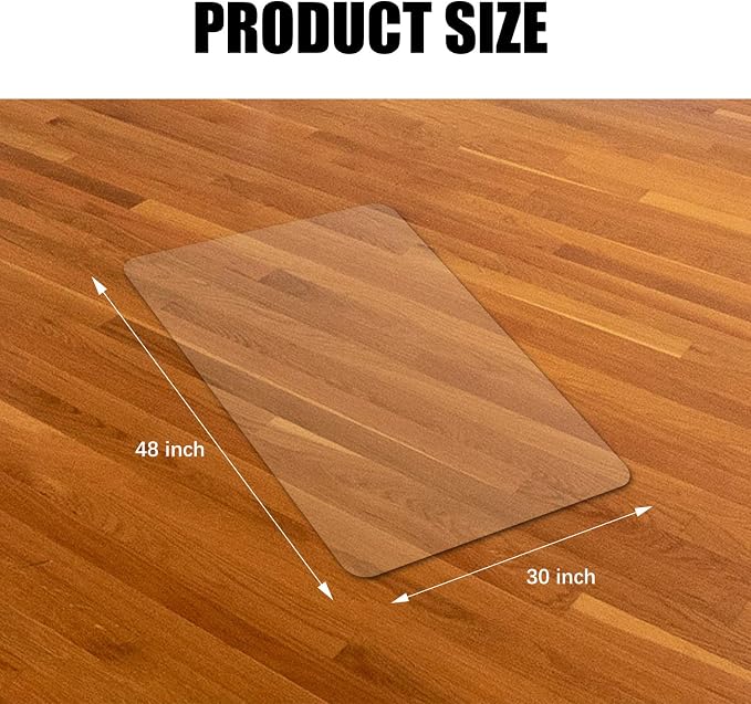 Kuyal Clear Chair Mat, Hard Floor Use - Image 7