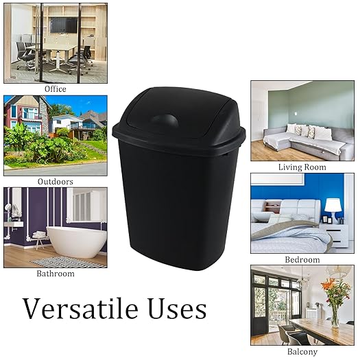 4 Packs Commercial Heavy-Duty Trash Can - Image 5