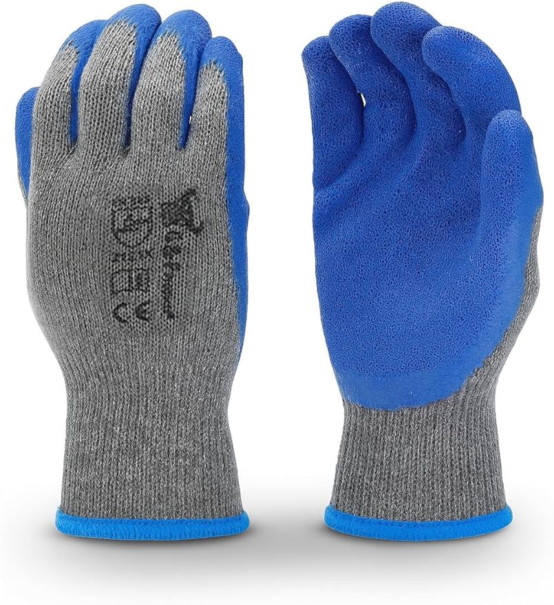 G & F Products - 3100S-10 120 Pairs Small Rubber Latex Double Coated Work Gloves by GFProducts