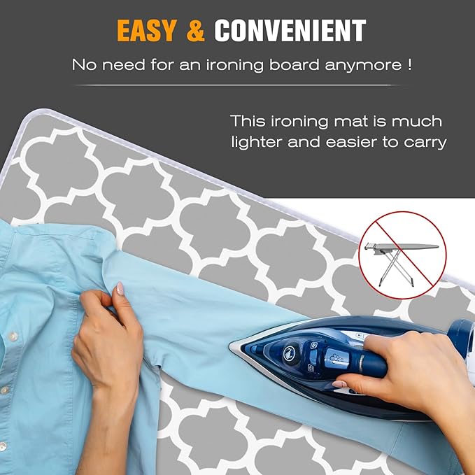 Ironing Mat, Portable Ironing Pad, 28 x 24 inch Ironing Mat - Image 3