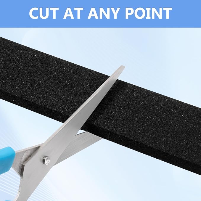 Weather Stripping Door Seal Strip- 1 Inch X 1/16 Inch X 32Feet, Strong Adhesive - Image 4
