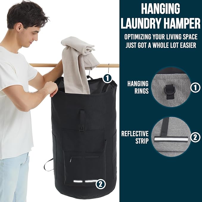 Laundry Bag Extra Large 115L, Laundry Backpack Bag, Laundry Bags Extra Large - Image 5