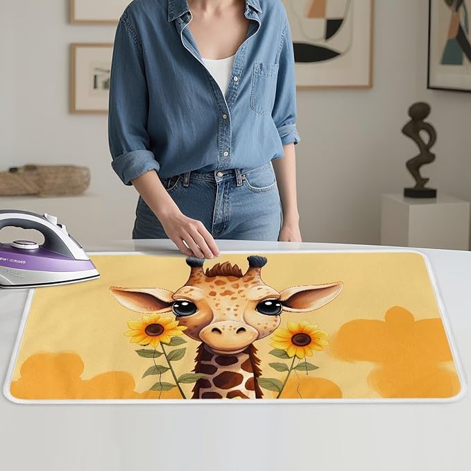 Funny Ironing Mat Portable Giraffe Ironing Pad - Image 4