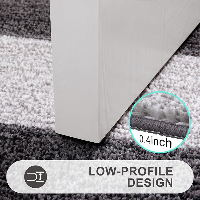 Kitinjoy Indoor Outdoor Door Mat, 48x30 Non-Slip Absorbent Dirt Trapper - Image 4