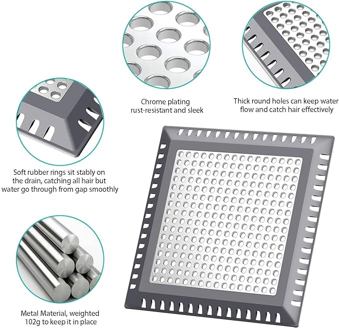 Hair Catcher/Drain Strainer/Shower Drain Cover - Image 3