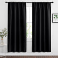 RYB HOME Black Blackout Curtains by RYBHOME