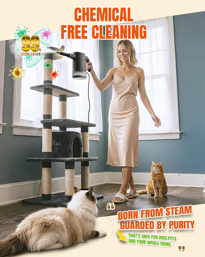 Handheld Steam Cleaner for Home, Portable Steamer Cleaner - Image 4