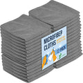 GREEN LIFESTYLE Chamois Cloth Microfiber Cleaning Cloth 12 Pack, Borderless by GreenLifeStyle