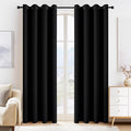 PONY DANCE Black Blackout Curtains by PONYDANCE