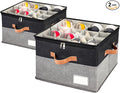 Shoe Organizer for Closet, Foldable Shoe Storage Bins by RONCHIL