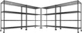 REIBII 55.5''W Heavy Duty Metal Shelves by REIBII