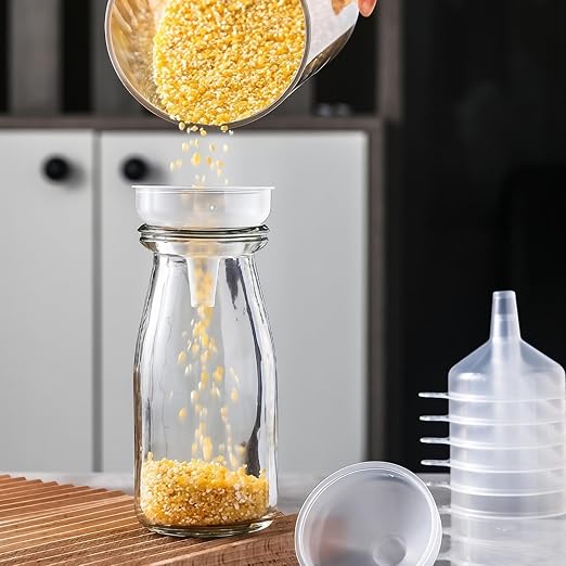 8PCS Mini Clear Funnels for Filling Bottle, Kitchen Small Funnel/Plastic Funnel - Image 6