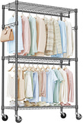 IZEUK Heavy Duty Rolling Garment Rack by IZEUK