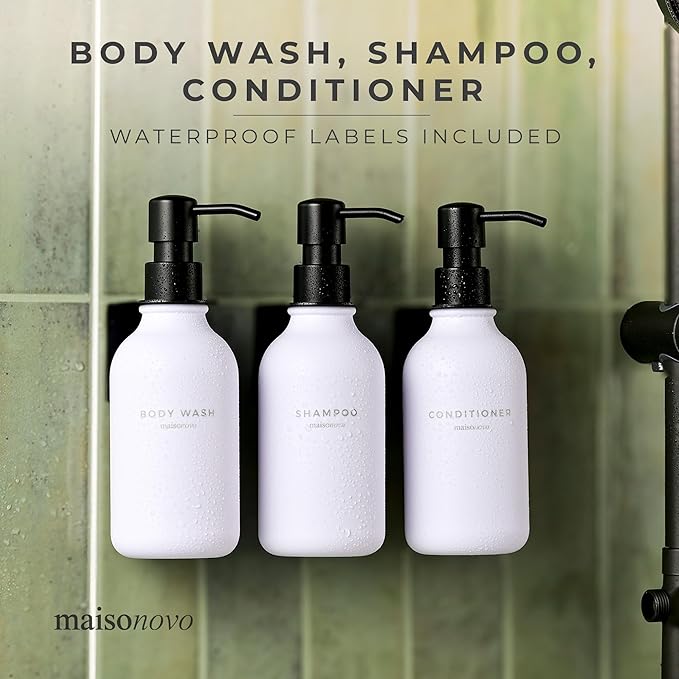 MaisoNovo Shampoo and Conditioner Dispenser - Image 5