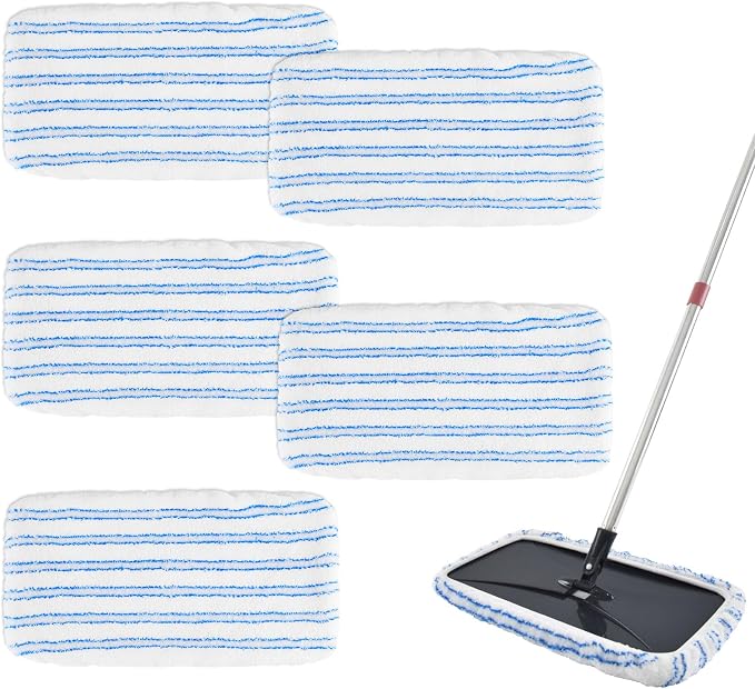 5 Pack Mop Heads Replacements for Ocedar Hardwood Floor 'N More Microfiber Mops by Heuihm
