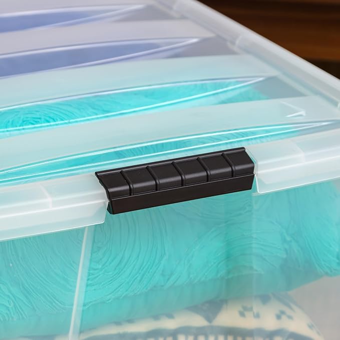 IRIS USA 94 Qt Stackable Plastic Storage Bins - Image 7