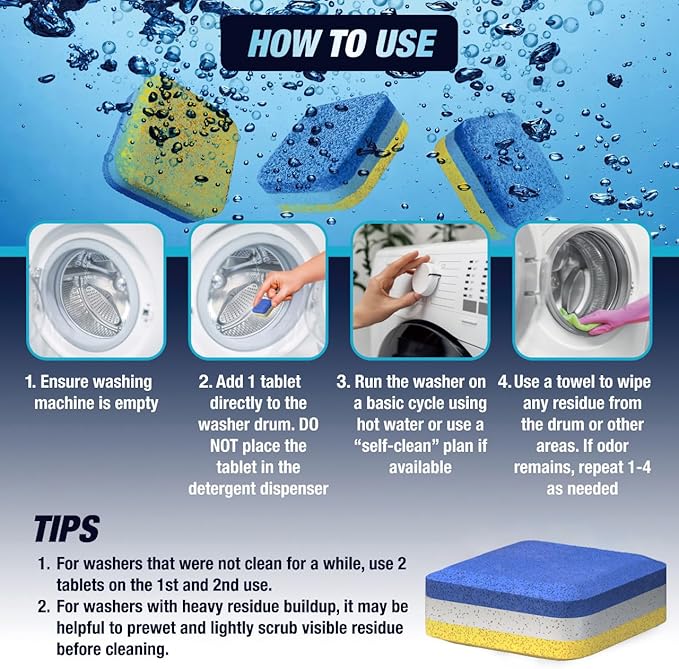 Washing Machine Cleaner Tablets 14 Pack - Image 6