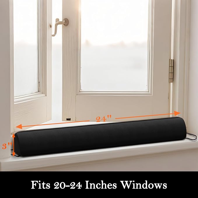 Sunolga 24" Door Draft Stopper Blocks Hot and Cold Air - Image 2