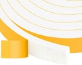 White Weather Stripping, Strong Self Adhesive Weather Stripping Door Seal by Trisiki