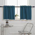 Pickluc Cafe Curtain 36 Inches Length, Rod Pocket Kitchen Curtain, Short by PICKLUC