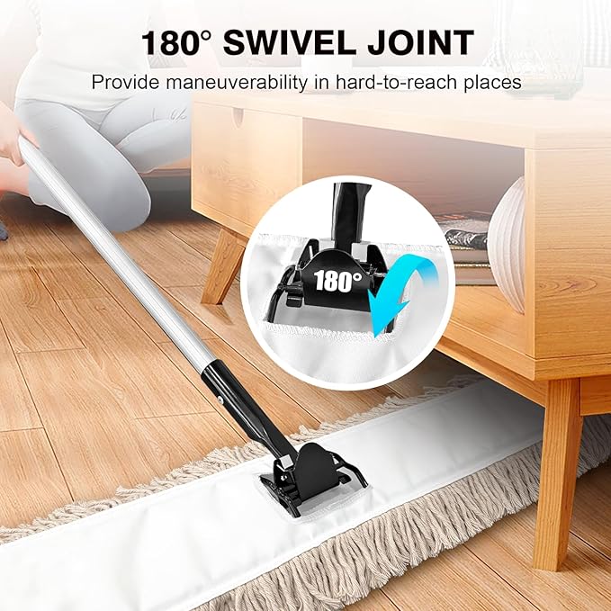 Commercial Dust Mop & Floor Sweeper，48" Industrial Dry Mop - Image 4