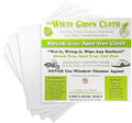 4-Pack Reusable Cleaning Cloths by TheWhiteGreenCloth