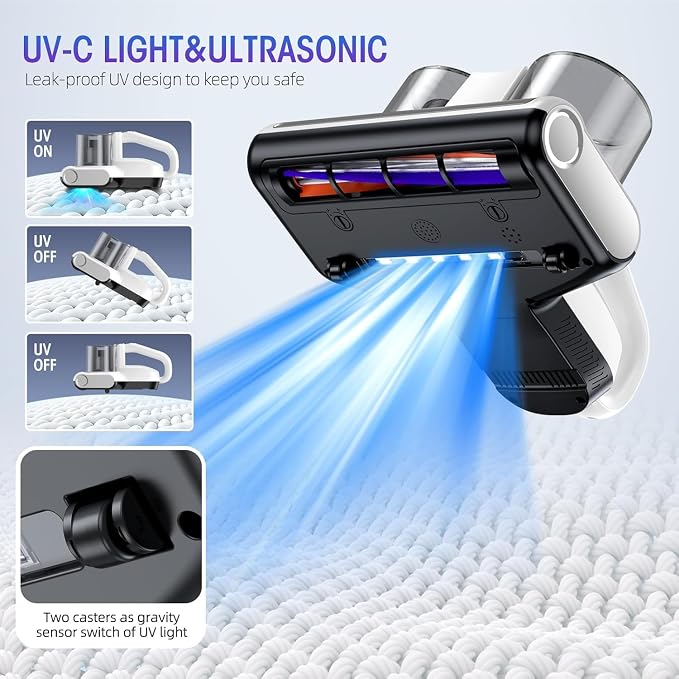 Mattress Vacuum Cleaner, 16Kpa Bed Vacuum - Image 3