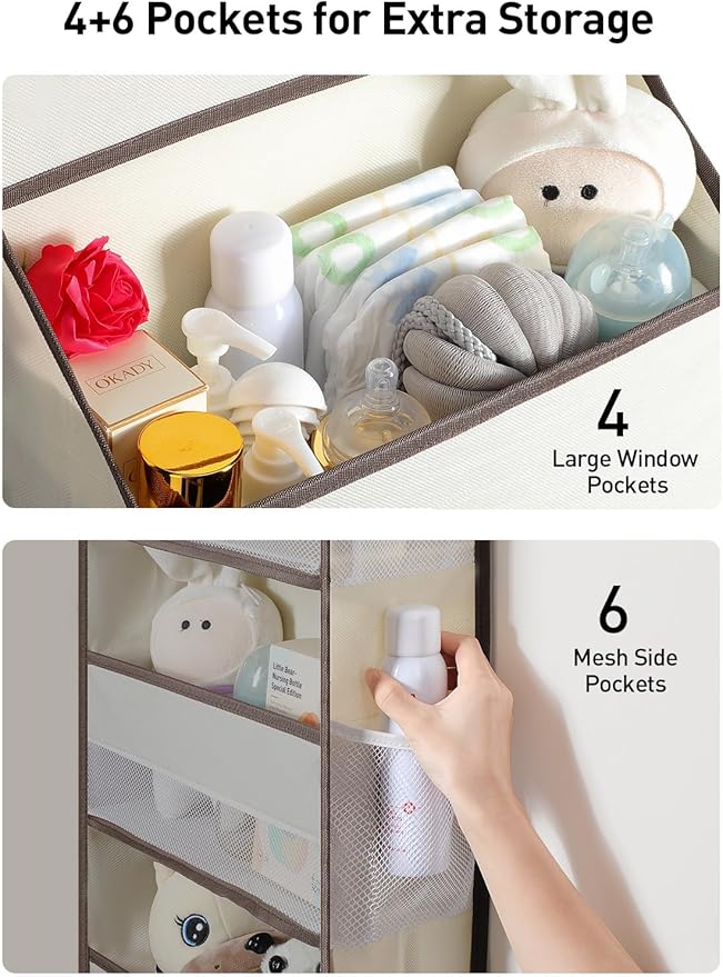 Yecaye Hanging Over the Door Organizer 1 Pack, 35.2lbs Load Toy Stuffed Animal - Image 3