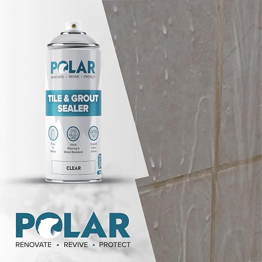 Polar Tile & Grout Sealer Clear Aerosol Spray - Image 3