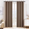 PONY DANCE Mocha Blackout Curtains by PONYDANCE