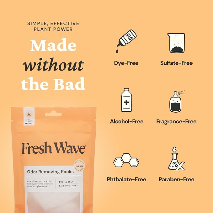 Fresh Wave Orange Odor Eliminating & Deodorizing Packs - Image 8