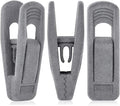 Grey Velvet Clips for Velvet Hangers by TOFIIGREM