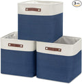 HNZIGE Baskets Fabric Storage Cubes Bins Baskets Storage Baskets Cube by HNZIGE