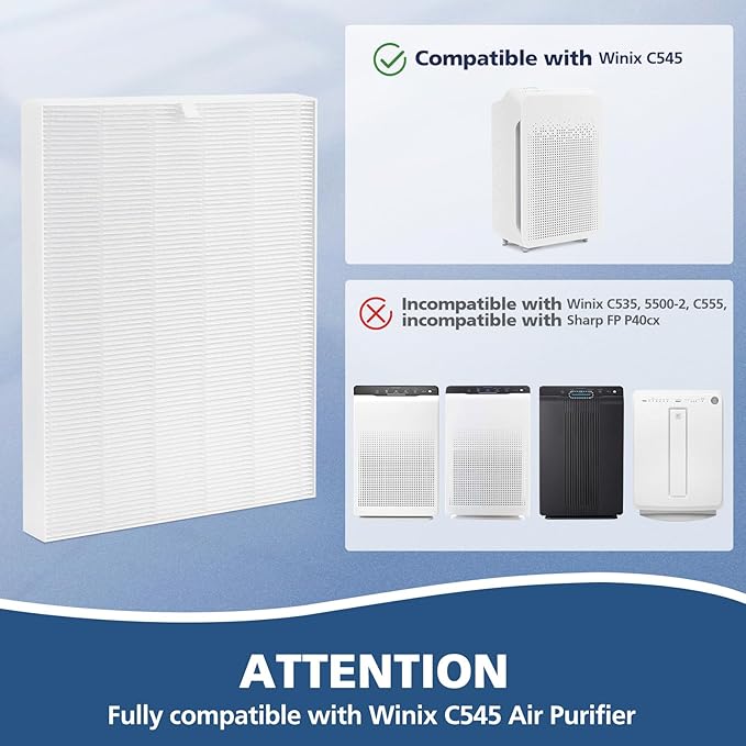 4 Pack C545 HEPA Replacement Filter S Compatible - Image 2