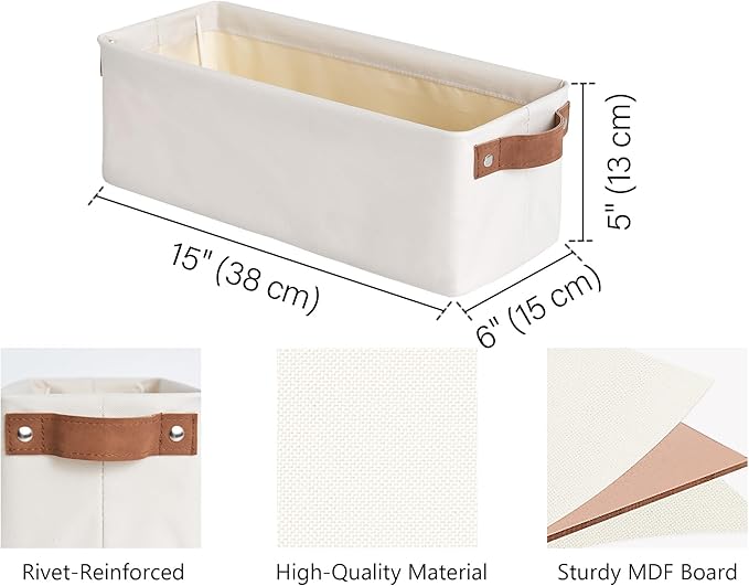 StorageWorks Narrow Storage Bins, Small Basket - Image 2
