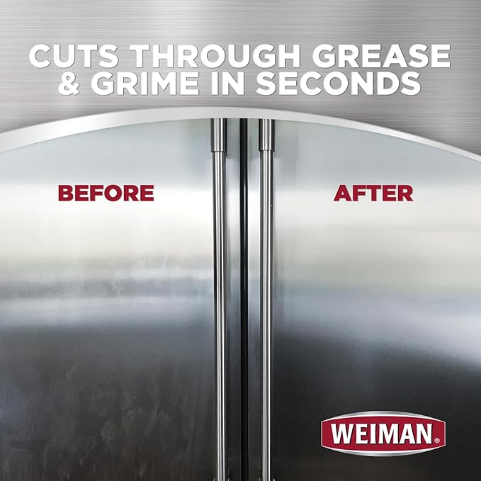 Weiman Stainless Steel Wipes Removes Fingerprints Residue Water Marks and - Image 5