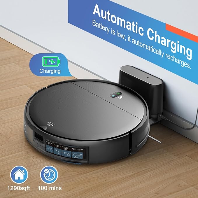 Robot Vacuum and Mop Combo, 2 in 1 Robotic Vacuum Cleaner - Image 6