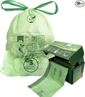 3 Gallon Compostable Trash Bags Drawstring, Heavy Duty Extra Thick 1 Mil by Lokingrise