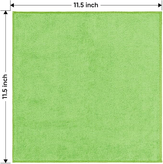 HOMEXCEL Microfiber Cleaning Cloth 20 Pack 11.5 x 11.5 Inch Microfiber Towels - Image 7
