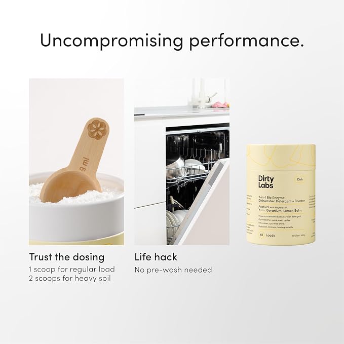 Dirty Labs | Dishwasher Detergent and Booster | Aestival Scent | 48 Loads | - Image 7