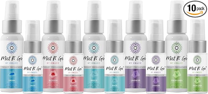 Mist N’ Go by Omaze Travel Bathroom Spray by MISTNGO