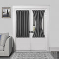 DWCN French Door Curtains – Rod Pocket Thermal Blackout Curtain by DWCN