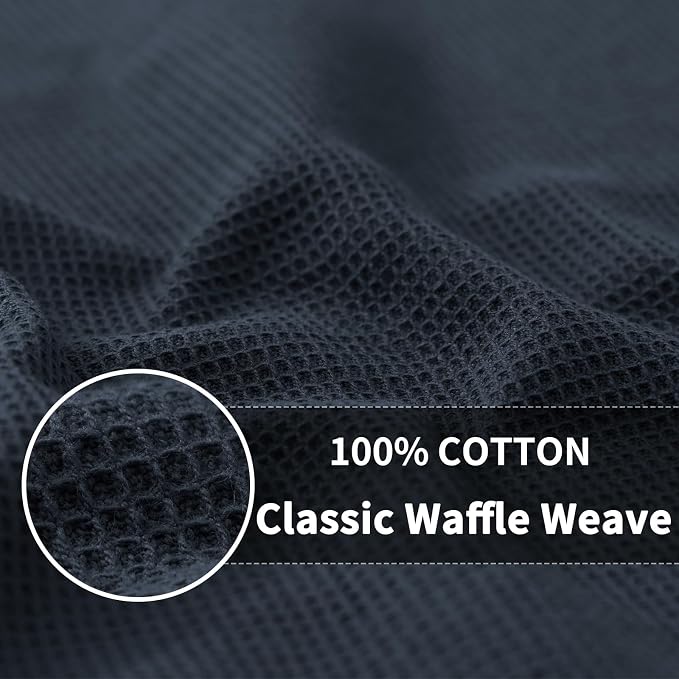 Homaxy 100% Cotton Waffle Weave Dish Cloths - Image 2