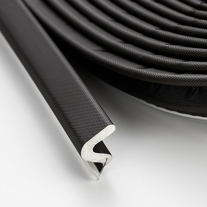 Ravinte Weather Stripping Door Seal Strip Soundproof "Q" Foam Weather Stripping by Ravinte