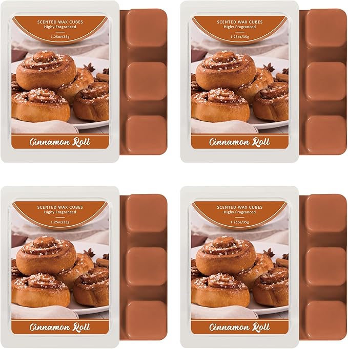 SCENTORINI Wax Melts, Fall Wax Melts, Cinnamon Roll Scent, by SCENTORINI